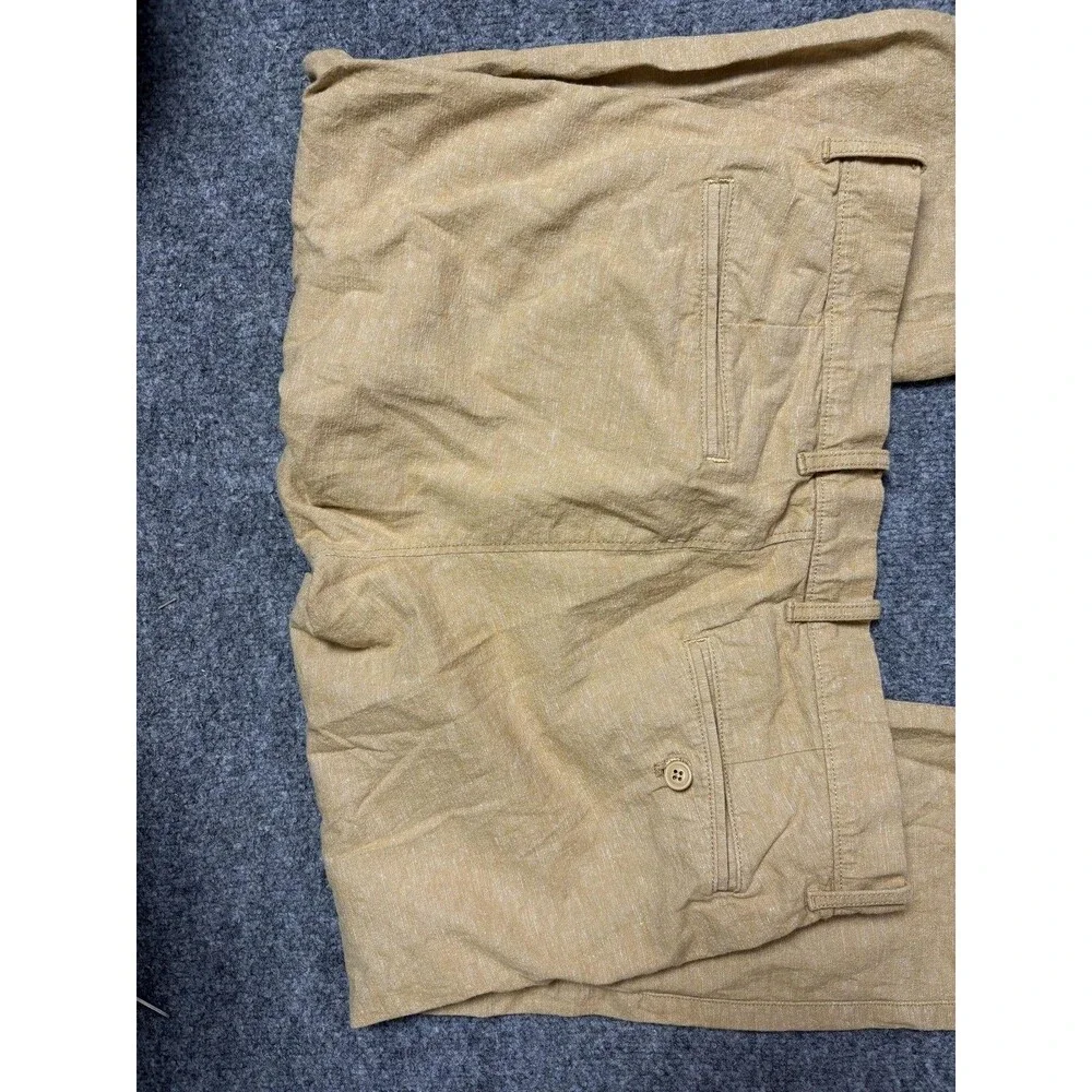 J.CREW Chino Pants Mens 33x29 Beige Regular Fit Stretch Straight Casual